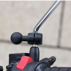 Ayna ve Gidon Bağlantılı Motosiklet Telefon Tutucu ve Aksesuar Aparatı