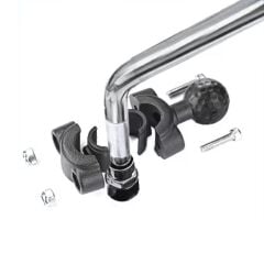 Ayna ve Gidon Bağlantılı Motosiklet Telefon Tutucu ve Aksesuar Aparatı