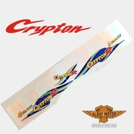 YAMAHA CRYPTON R STİCKER SETİ (MAVİ İÇİN) TAİWAN 2005-2008
