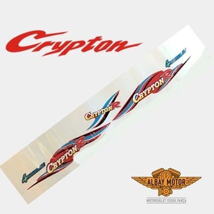YAMAHA CRYPTON R STİCKER SETİ (KIRMIZI İÇİN) TAİWAN 2005-2008