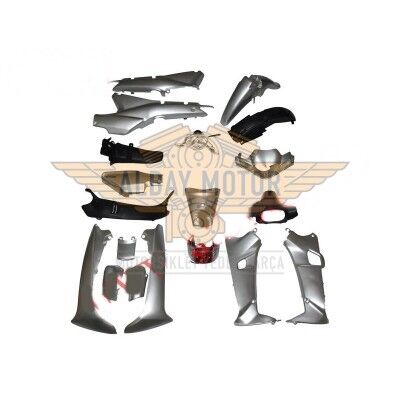 CUP 100 ÇELİK-KALİPSO KAPORTA SETİ GRİ FAR+STOP DAHİL