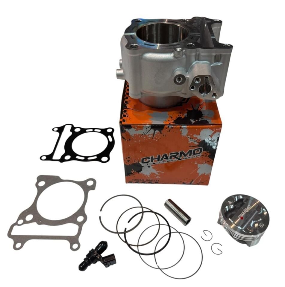 HONDA PCX 125 SİLİNDİR PİSTON SET SERAMİK MODİFİYE 4 SUBAP 63mm ENJEKTÖR DAHİL 200cc CHARMO 2021-2026
