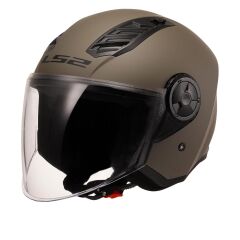 LS2 AIRFLOW 2 MAT KUM GRİ KASK XL