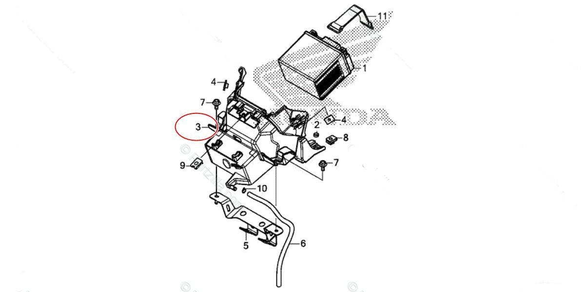 HONDA PCX 125 AKÜ KUTUSU 2018-2020
