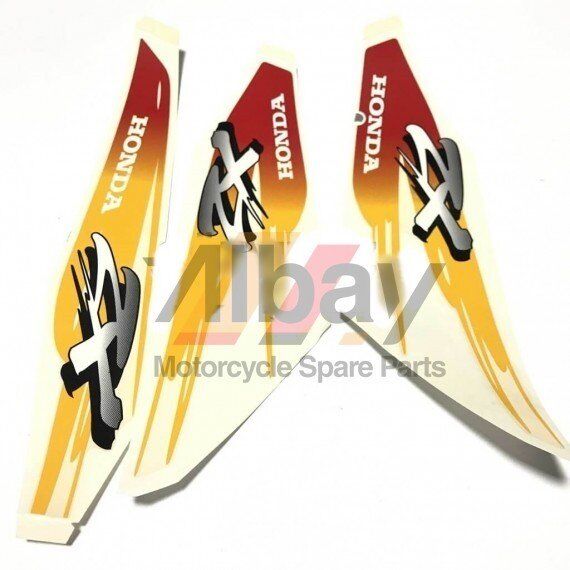 HONDA KİNETİC STİCKER SET KIRMIZI