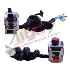MONDİAL KT 125 KUMANDA TAKIM SAĞ-SOL KROM