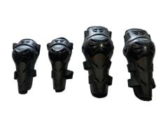 MOTOSİKLET DİZLİK VE DİRSEKLİK TAKIM PLASTİK KORUMALI MODEL 2