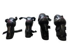MOTOSİKLET DİZLİK VE DİRSEKLİK TAKIM PLASTİK KORUMALI MODEL 4