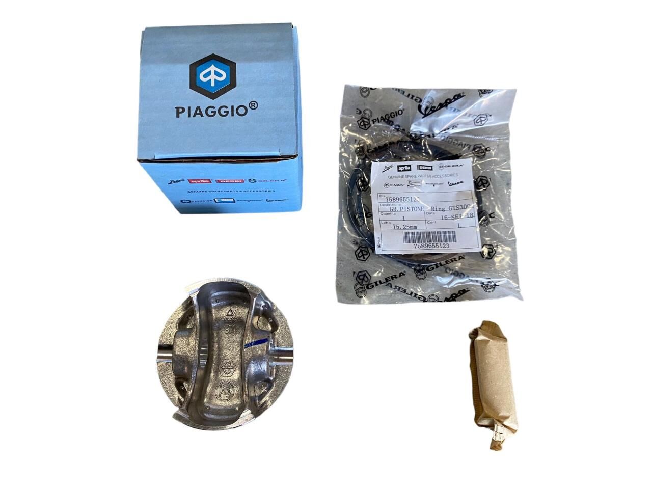 VESPA GTS 300 PİSTON SEGMAN SET 75mm 16 PİN ORJİNAL