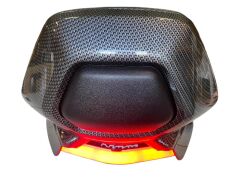 YAMAHA NMAX 125-155 SIRT DAYAMA SİSSYBAR KARBON LED IŞIKLI 2021-2024