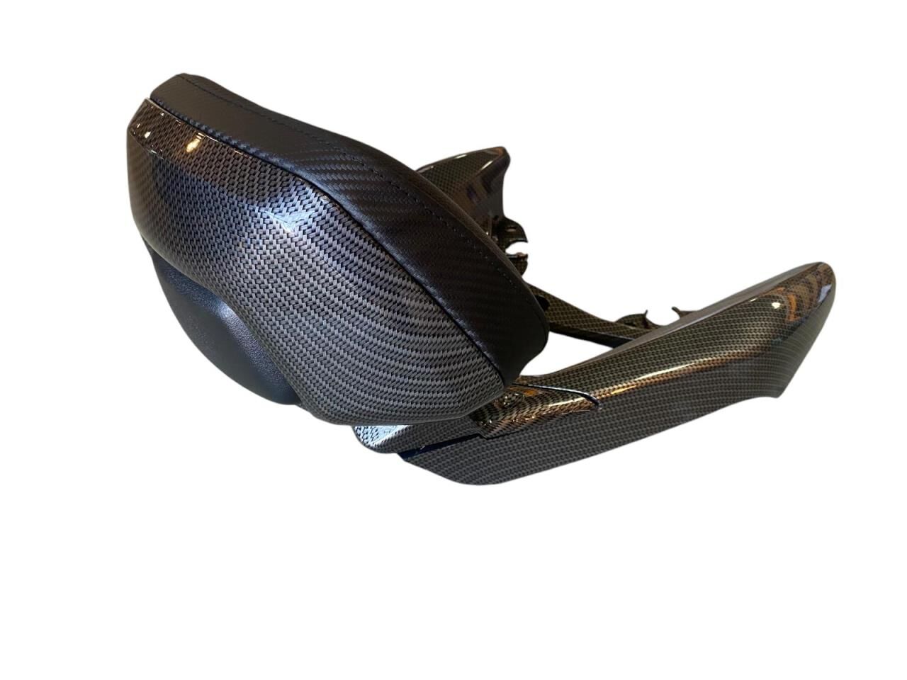 YAMAHA NMAX 125-155 SIRT DAYAMA SİSSYBAR KARBON LED IŞIKLI 2021-2024