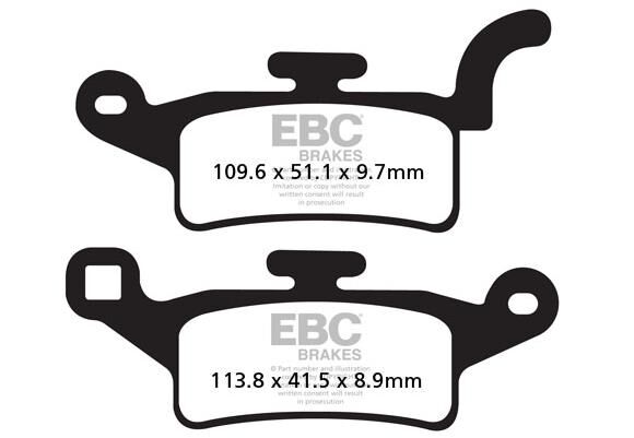 YAMAHA XENTER 150 ÖN FREN BALATA EBC