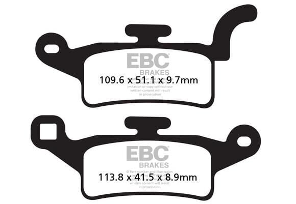 YAMAHA XENTER 150 ÖN FREN BALATA EBC