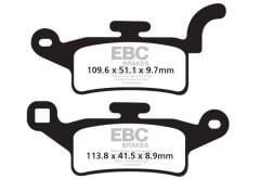 YAMAHA XENTER 150 ÖN FREN BALATA EBC