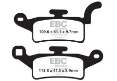 YAMAHA XENTER 150 ÖN FREN BALATA EBC