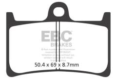 YAMAHA TMAX 500-530 ÖN FREN BALATA EBC