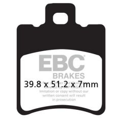 APRILIA LEONARDO 125-150 -PIAGGIO ZIP - AEROX100 ÖN FREN BALATASI EBC