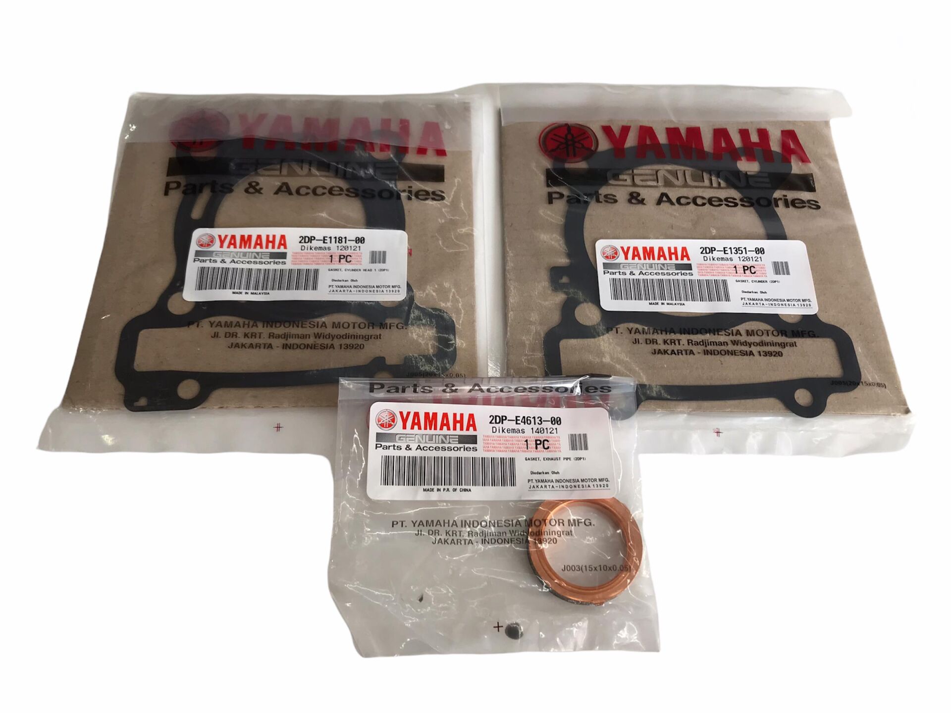 YAMAHA NMAX 155 ALT-ÜST VE EGSOZ CONTA SET ORJİNAL 2017-2020