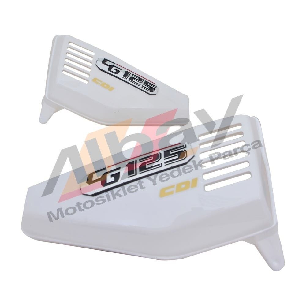 CG 125 AKÜ KAPAK TAKIM BEYAZ
