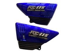 YAMAHA RX 115 AKÜ KAPAK TAKIM MAVİ