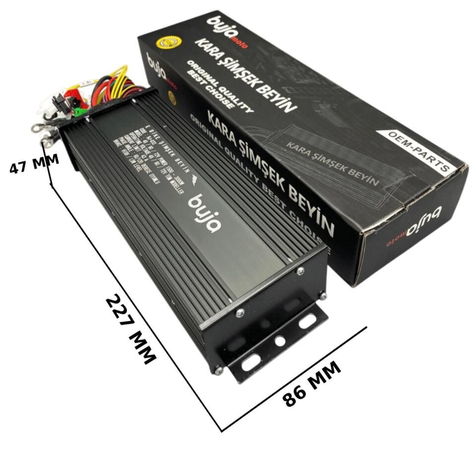 48-72V 1500W KARA ŞİMŞEK PERFORMANS BEYİN BUJA