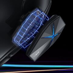 ASMAX F1 PRO MESH SESLİ KOMUT İNTERCOM STELLAR GREY