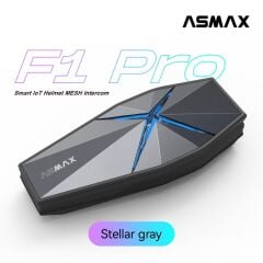 ASMAX F1 PRO MESH SESLİ KOMUT İNTERCOM STELLAR GREY