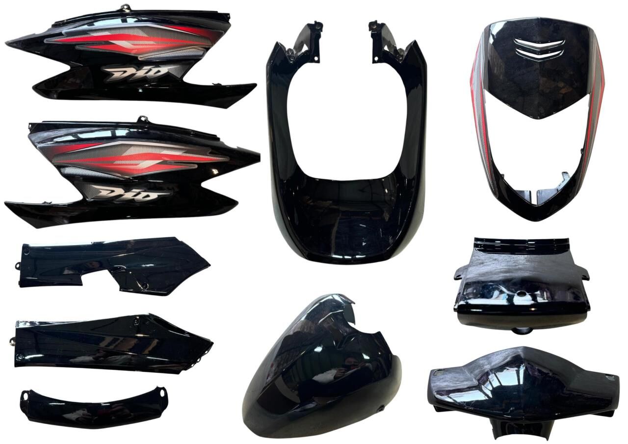 HONDA BEAT KAPORTA SETİ SİYAH A KALİTE ETİKETLİ