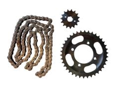 HONDA CBF 150-CB 125 E ZİNCİR DİŞLİ TAKIM ORİNGLİ GOLD 15-43