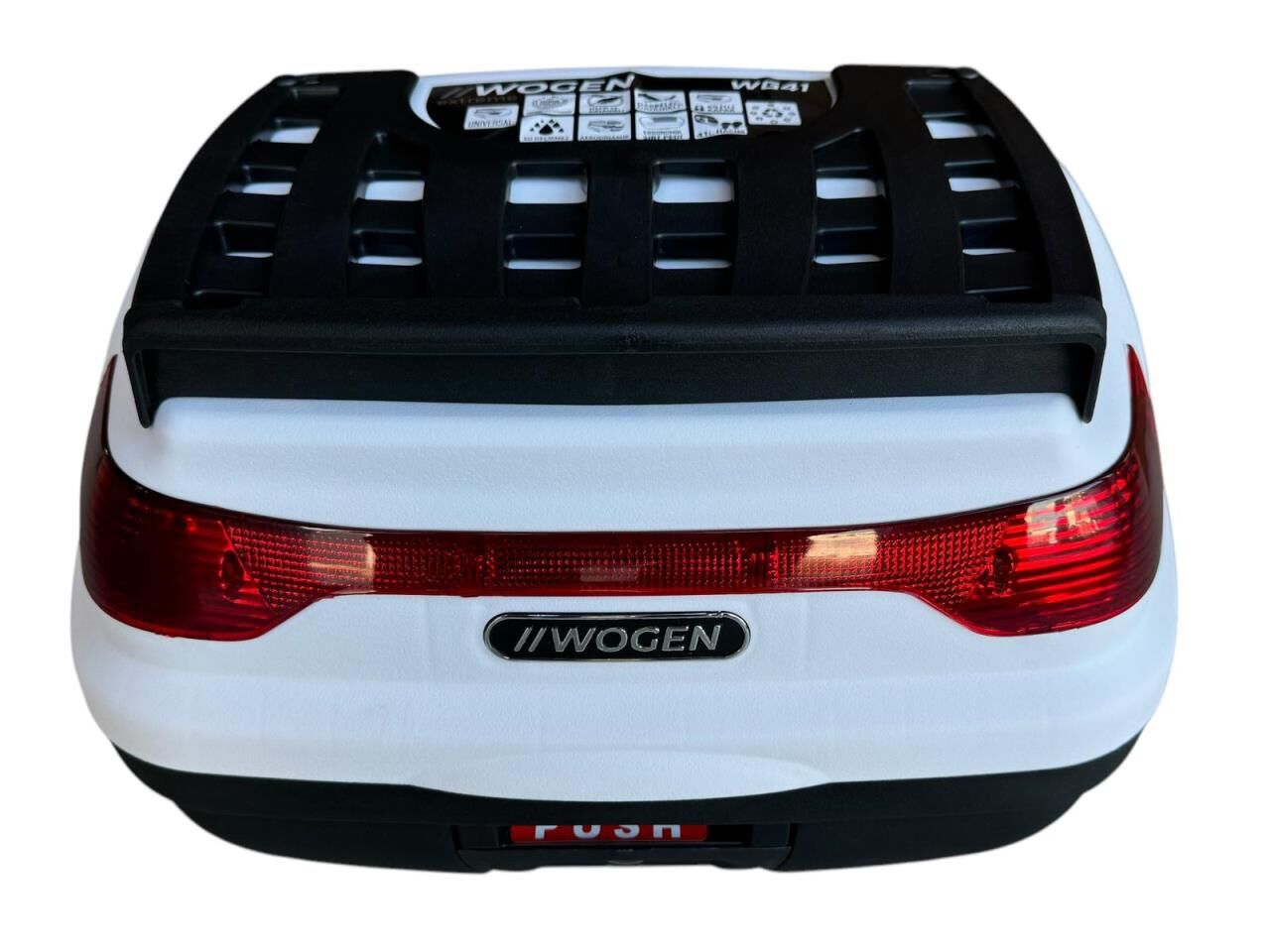 WOGEN 52 LİTRE ARKA ÇANTA TOPCASE BEYAZ BASİC