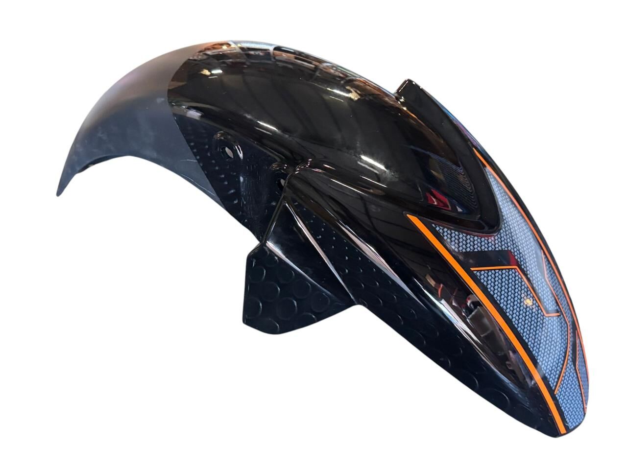 TVS APACHE RTR 150 ÖN ÇAMURLUK SİYAH ŞERİT TURUNCU DESENLİ ORJİNAL