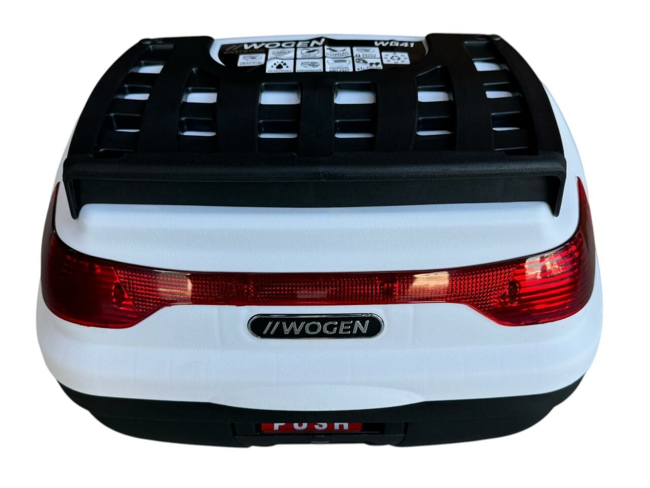 WOGEN 41 LİTRE ARKA ÇANTA TOPCASE BEYAZ BASİC