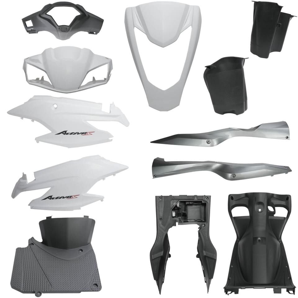 HONDA ACTİVA S  KAPORTA SET 12 PARÇA BEYAZ ESKİ MODEL SELE KİLİTLİ