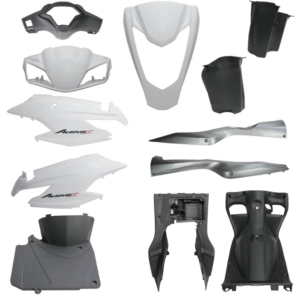 HONDA ACTİVA S  KAPORTA SET 12 PARÇA BEYAZ ESKİ MODEL SELE KİLİTLİ
