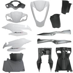 HONDA ACTİVA S  KAPORTA SET 12 PARÇA BEYAZ ESKİ MODEL SELE KİLİTLİ