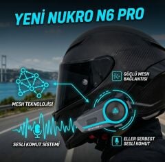 NUKROTECH N6 PRO– MESH VE SESLİ KOMUT İNTERCOM