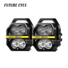 FUTURE EYES Z4 MOTOSİKLET SİS FAR TAKIM 120W (Beyaz Işık)