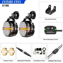 FUTURE EYES X100 MOTOSİKLET SİS FARI TAKIM 180W
