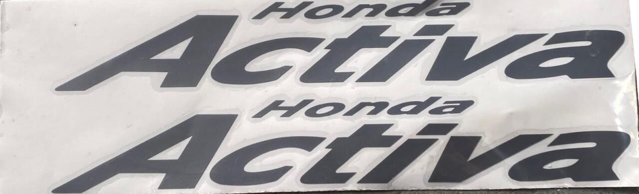 HONDA ACTİVA SELE ALTI STİCKER GRİ TAKIM