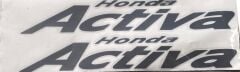 HONDA ACTİVA SELE ALTI STİCKER GRİ TAKIM