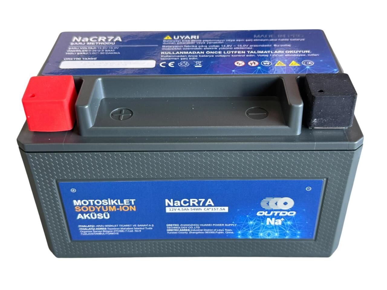 YTX7A - BS - SODYUM İON OUTDO AKÜ KISA SCOOTER 12-7 NaCR7A