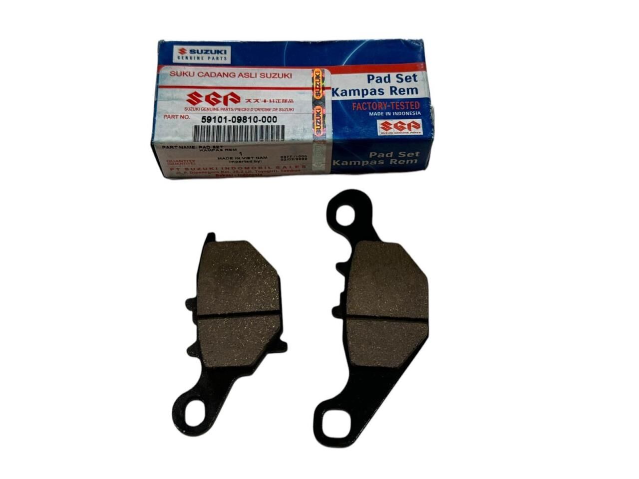 SUZUKI ADRESS 110 ÖN FREN BALATA ORJİNAL