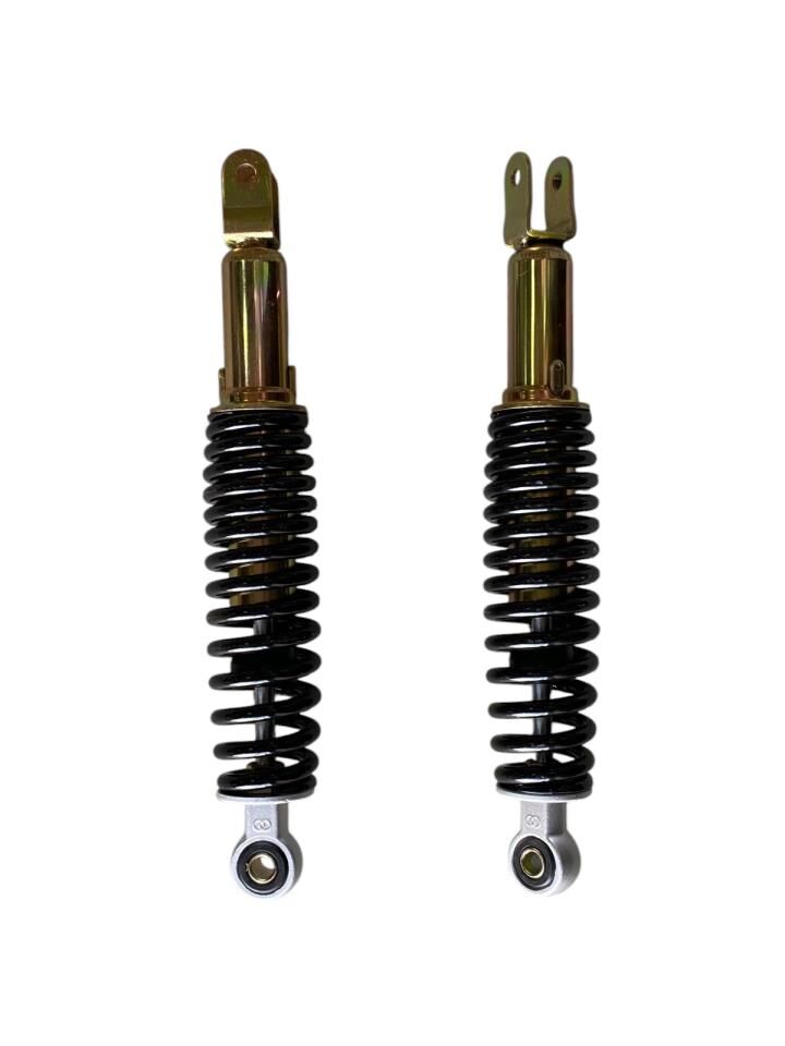 125-150 SCOOTER ARKA AMORTİSÖR  ALTI ÇATALLI KROM 2 ADET 33 CM