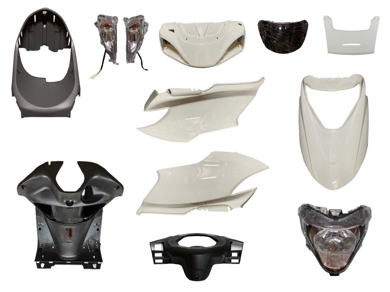 KUBA RKS SPONTİNİ 110 KAPORTA SETİ BEYAZ FAR SİNYAL DAHİL