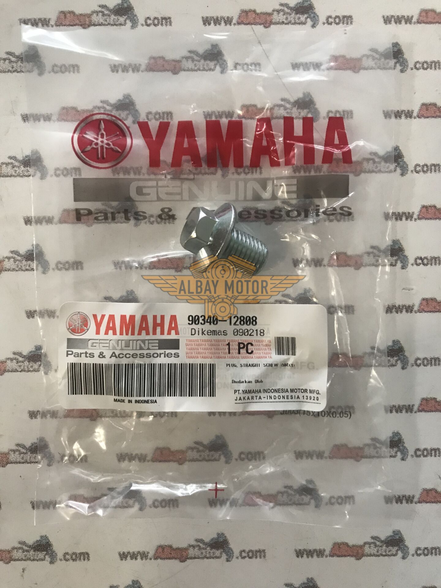 YAMAHA YZF R25-MT 25 YAĞ BOŞALTMA TAPASI ORJİNAL 2015-2021