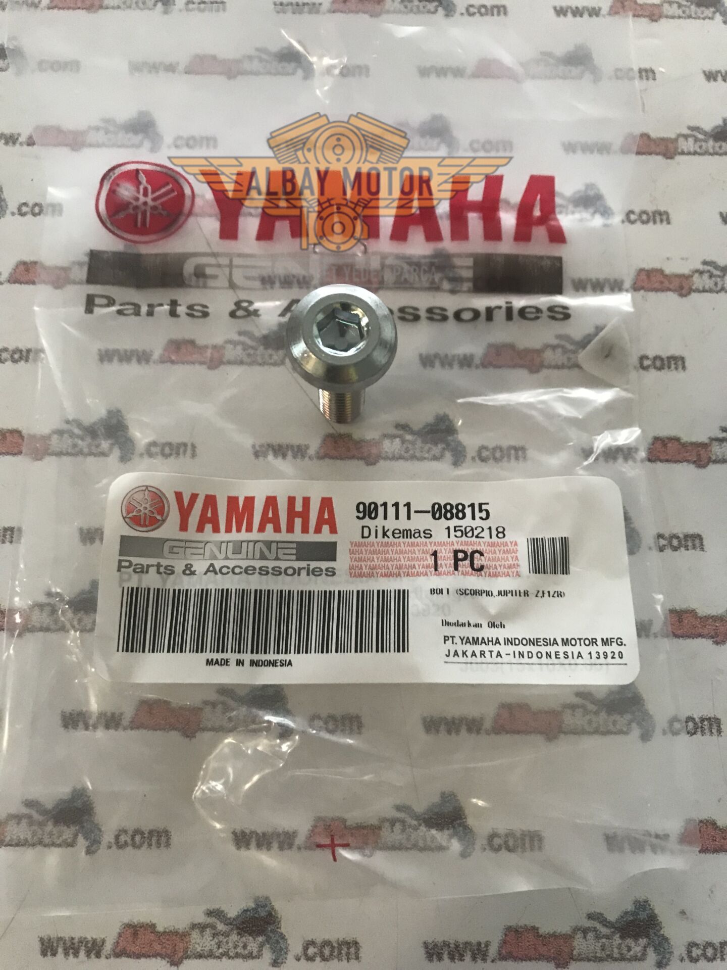 YAMAHA YZF R25-MT25 DİSK VİDASI ORJİNAL 2015-2021