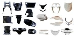RKS BLAZER 50cc SCOOTER KAPORTA SETİ BEYAZ