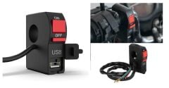 Usb Çıkışlı Aç-Kapa Butonu Sis Farı Düğmesi