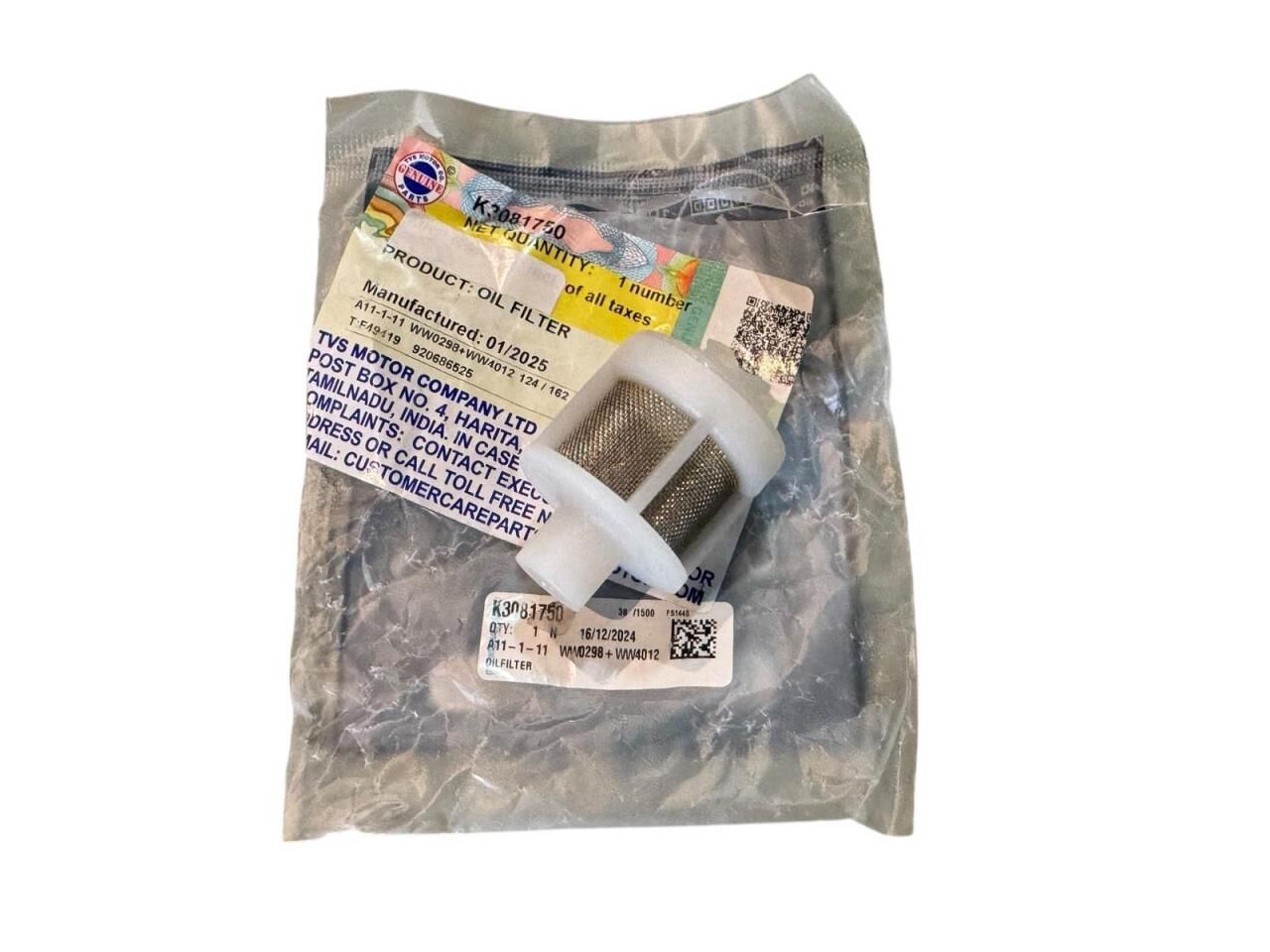 TVS JUPİTER 110-WEGO-ZEST YAĞ FİLTRE SÜZGECİ