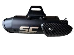 SC PROJECT EGSOZ SİYAH KARBON KAPAK SUSTURUCULU BJ-357